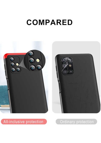 Samsung Galaxy M31S Kılıf 360 Tam Koruma Ön ve Arka Sert Mika Kapak Orjinal Ays Gkk Kapak modelleri