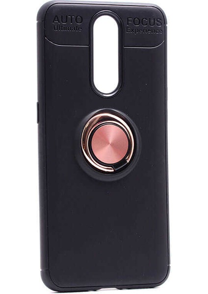 Oppo RX17 Pro Kılıf Kamera Çıkıntılı Renkli Yüzüklü Standlı Mıknatıslı Kapak (Ravel) fiyatları