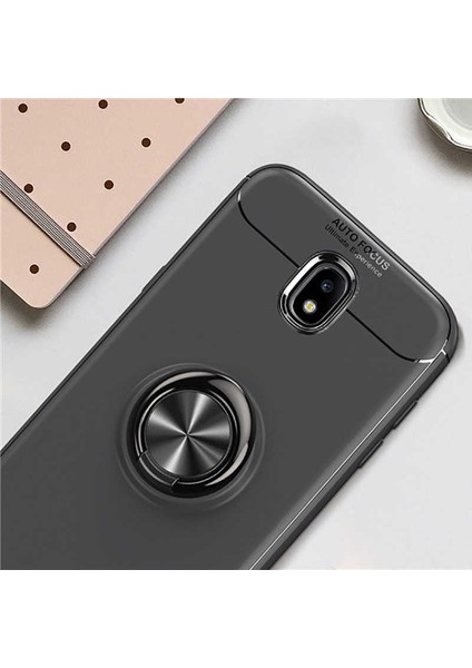 Xiaomi Redmi 8A Kılıf Kamera Çıkıntılı Renkli Yüzüklü Standlı Mıknatıslı Kapak (Ravel) modelleri