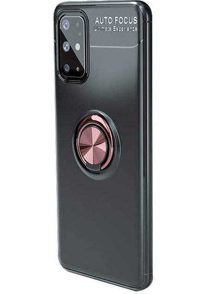 Samsung Galaxy S20 Plus Kılıf Kamera Çıkıntılı Renkli Yüzüklü Standlı Mıknatıslı Kapak (Ravel)