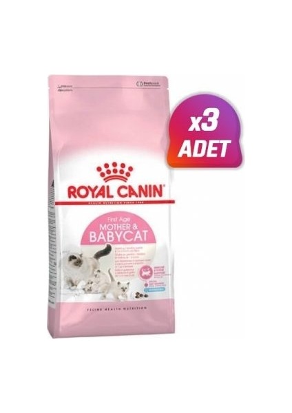 3 Adet - Royal Canin Mother & Babycat Anne ve Yavru Kedi Maması 2 kg
