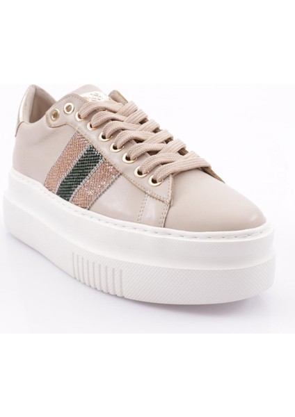 ES865 Kadın Kalin Silver Taşli Sneakers Ayakkabı fiyatları