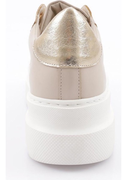 ES865 Kadın Kalin Silver Taşli Sneakers Ayakkabı fırsatları