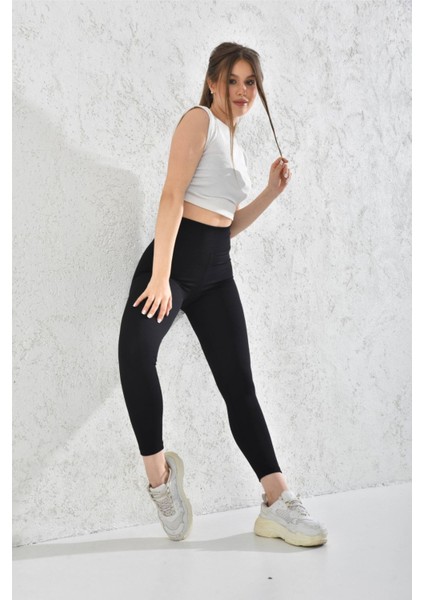 Bayan Fitilli Duble Kemer Siyah Renk Tayt fiyatları