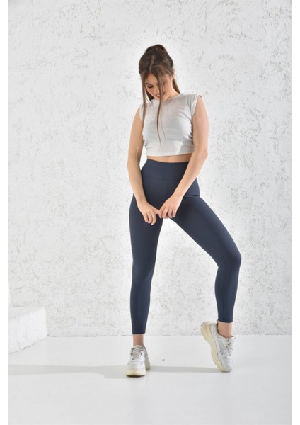 Bayan Fitilli Duble Kemer Indigo Tayt modelleri