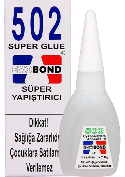 Evo Bond 502 Super Glue Süper Yapıştırıcı