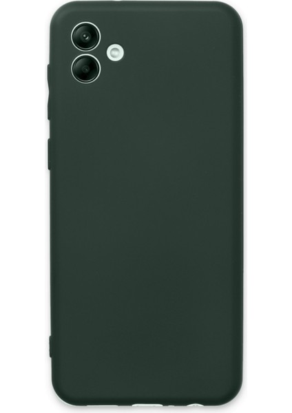 Samsung Galaxy A04 Kılıf First Silikon - Koyu Yeşil