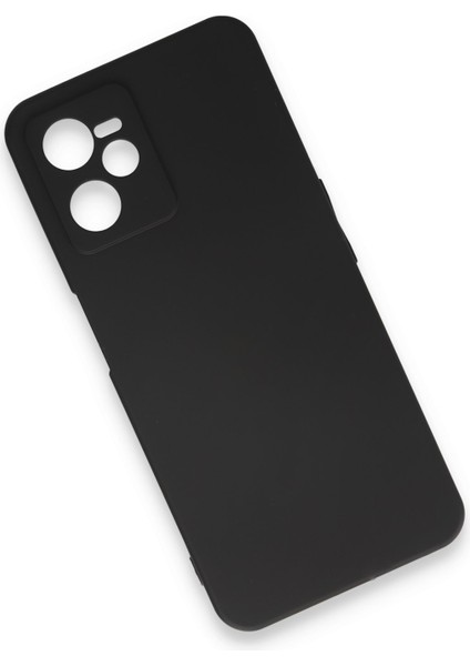 Realme C35 Kılıf First Silikon - Siyah modelleri