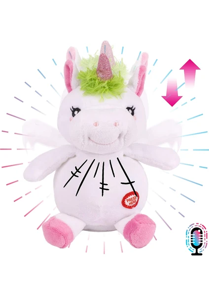 Interaktif Bebek Unicorn, Oyuncak Unicorn, Konuşan ve Hareket Eden Bebek