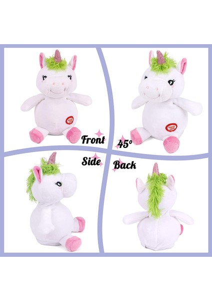 Interaktif Bebek Unicorn, Oyuncak Unicorn, Konuşan ve Hareket Eden Bebek