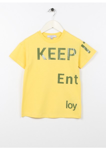 T-Shirt, 13-14 Yaş, Sarı
