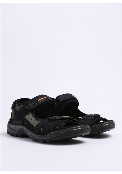 Nubuk Siyah Erkek Sandalet Offroad Black/mole/black Oil N