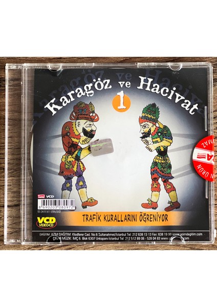 Kovak & Kailyn Karagöz ve Hacivat 1 Trafik Kurallarını Öğreniyor Orjinal VCD