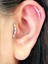 Çelik Baget Taşlı Kıkırdak Helix Tragus Piercing (1ADET) 1