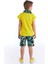 Hawai Korsan Erkek Çocuk T-Shirt Şort Bandana Takım 2