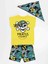 Hawai Korsan Erkek Çocuk T-Shirt Şort Bandana Takım 3