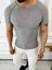 Tişört Örme Triko Tişört Nefes Alabilen Terletmez Slim Fit Dar Kesim T-Shirt 1