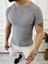 Tişört Örme Triko Tişört Nefes Alabilen Terletmez Slim Fit Dar Kesim T-Shirt 2