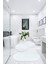3'lü Banyo Halısı Paspası Peluş Klozet Takımı-Beyaz 60X90(ELİPS)-50X60(ELİPS)-60X60(YUVARLAK) 1