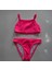 Fuşya Forforlu Fitilli Bikini 1