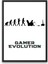 Gamer Evolution Tablosu & Çerçeveli Modern Gamer Tablo GKNKM1 1