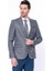 Ekose Slim Fit Tek Düğme Lacivert Erkek Ceket 1