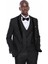 Kareli Slim Fit Siyah Erkek Damatlık 1