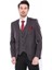 Ekose Füme Slim Fit Erkek Ceket 3