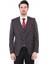 Ekose Füme Slim Fit Erkek Ceket 5