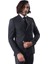 Kruvaze Slimfit Siyah Ceket 5