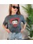 Kadın Betty Boop Kalp Detaylı Kısa Kol T-Shirt 4