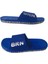 Brn B050-10 Unisex Lacivert Beyaz Kaymaz Taban Deniz Plaj Havuz Günlük Yürüyüş Terlik 1