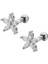 Çelik Çiçek Model Kıkırdak Helix Tragus Piercing(1 Adet) 1
