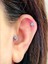 Çelik Mavi Firuze Taşlı Kıkırdak Helix Tragus Piercing (1ADET) 2