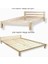 Palet Yatak Doğal Ahşap Başlıklı Karyola 3
