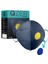 Qzer Lacivert 5 Katlı Ventilli Ffp2 Nr N95 Maske 1