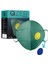 Qzer Yeşil 5 Katlı Ventilli Ffp2 Nr N95 Maske 1