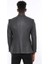Kendinden Desenli Füme Slim Fit Ceket 5