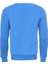 Saks Mavi Desensiz Bisiklet Yaka Sweatshirt 2