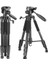 Profesyonel Fotoğraf Makinesi ve Tüm Cep Telefonlarına Uyumlu Telefon Tutuculu Taşıma Çantalı Tripod 175CM Tripot 1