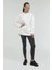 Kadın Luna Long Hoodie Sweatshirt Ekru W-CT664 3