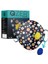 Qzer Lacivert Çiçek Desenli 5 Katlı Ventilli Ffp2 Nr N95 Maske 1