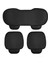 Jeep Wrangler Unlimited Rubicon 2006 - 2010 Ön ve Arka Takım 3 Parça Siyah Deri Siyah Desen 2