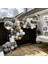 Krom Gold Pastel Gri Beyaz Balon Zinciri 100 Adet 1