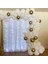 Krom Gold Pastel Beyaz Balon Zinciri 150 Adet 1