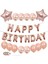 Rose Gold Happy Birthday Doğumgünü Seti 1