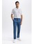 Relax Fit Chino Düz Paça Uzun Boy Jean Pantolon Z5952AZ23SP 4