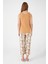 Laces Açık Kahverengi Kadın Kapri Takım 5