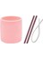 Silikon Mini Bardak ve Pipet Set 1