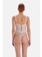 Beyaz Dekolteli Dantelli Bodysuit 2